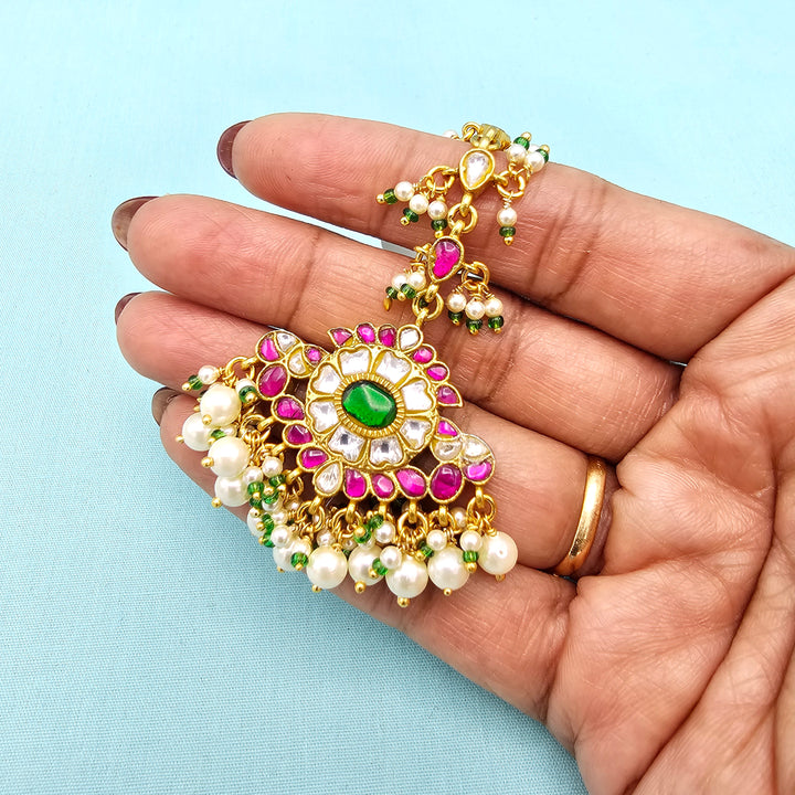 multi Kundan Tikka