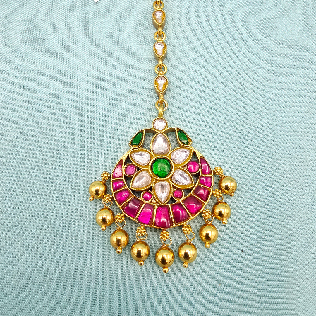 92.5 Silver Kundan Tikka