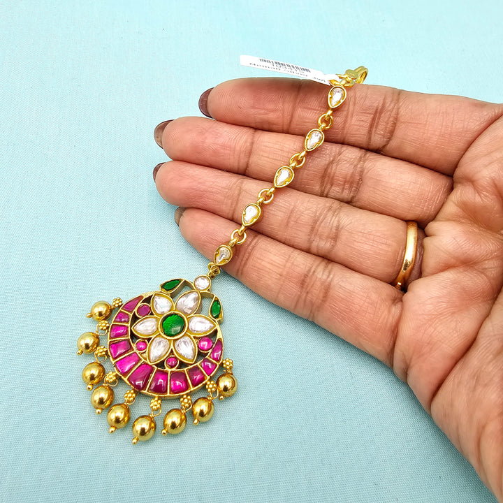 92.5 Silver Kundan Tikka