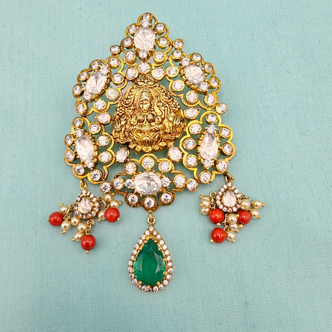 Lakshmi Polki Pendant