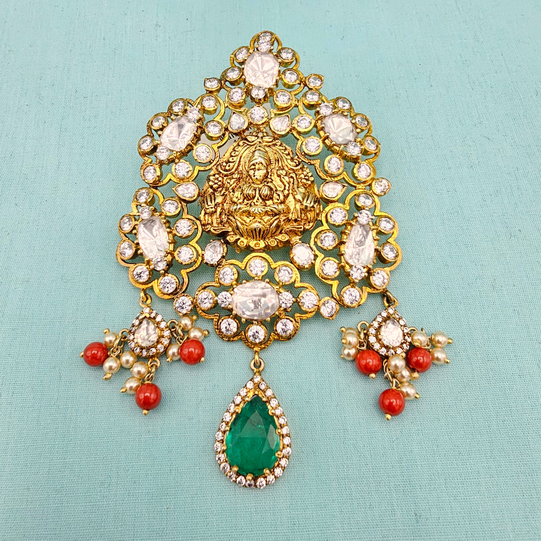 Lakshmi Polki Pendant