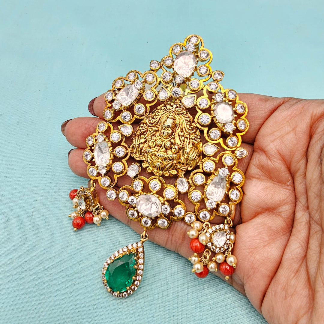 Lakshmi Polki Pendant