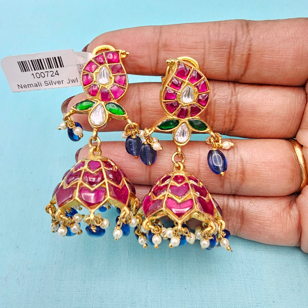 Kundan Jhumka earrings