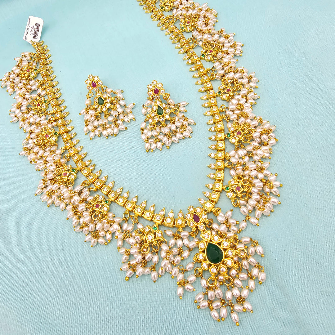 Cz Guttapoosalu necklace