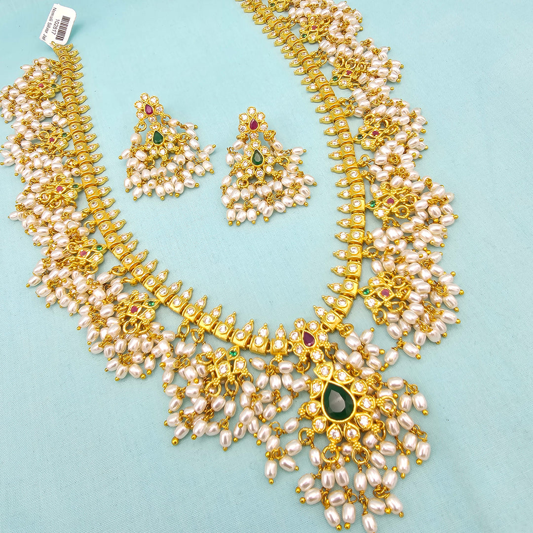 Cz Guttapoosalu necklace