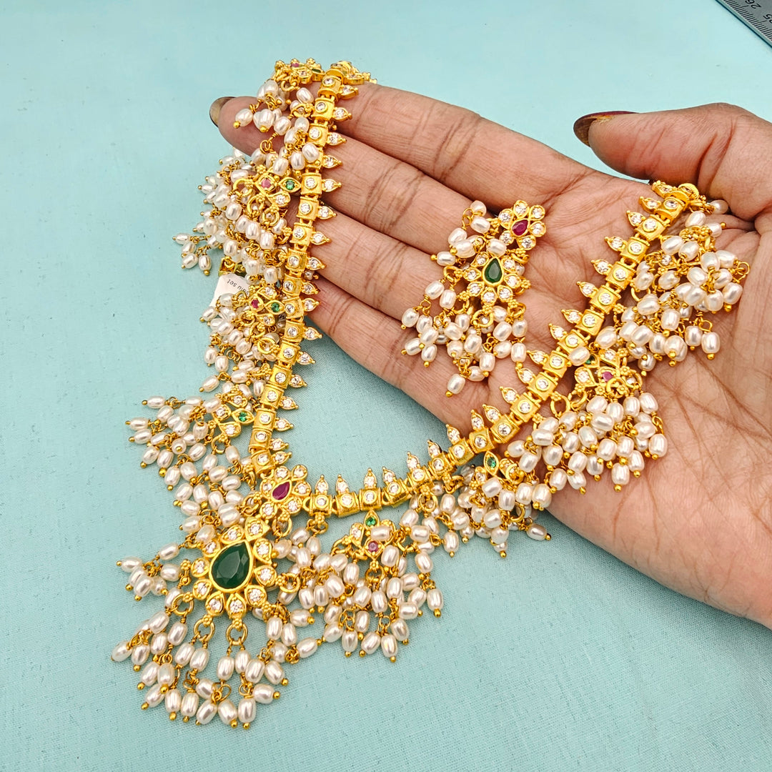 Cz Guttapoosalu necklace