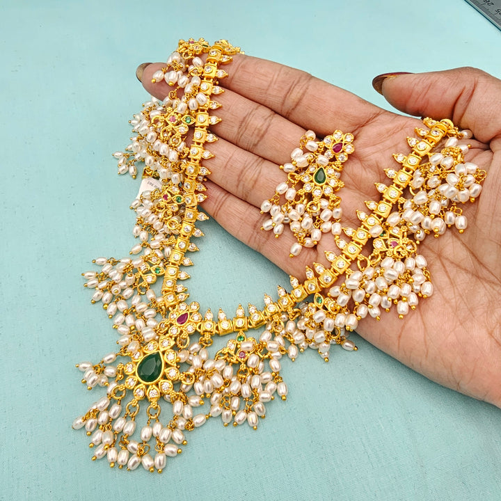Cz Guttapoosalu necklace