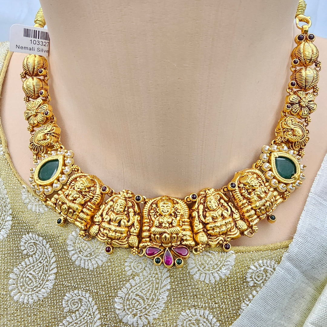 Short Emerald Necklace set