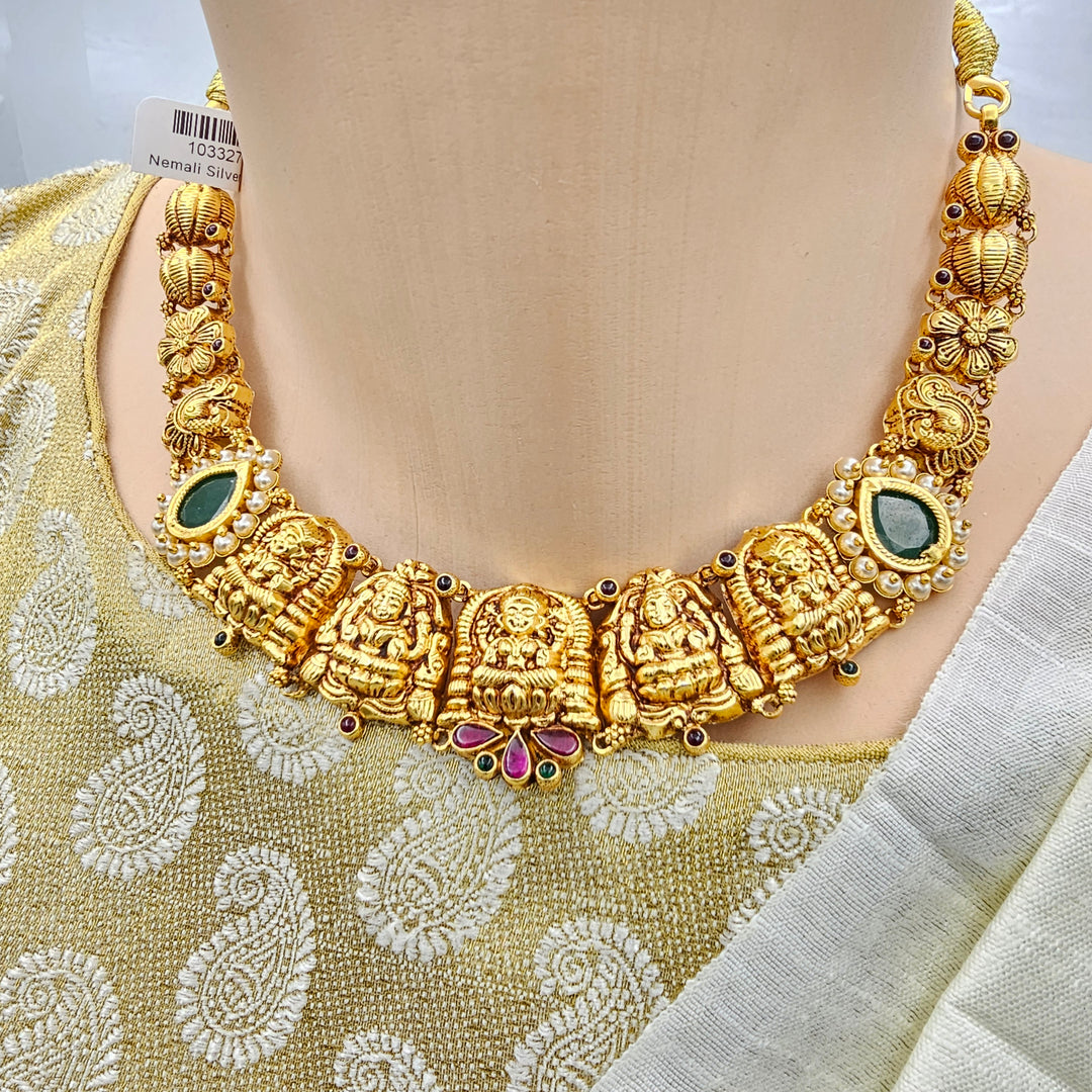 Short Emerald Necklace set
