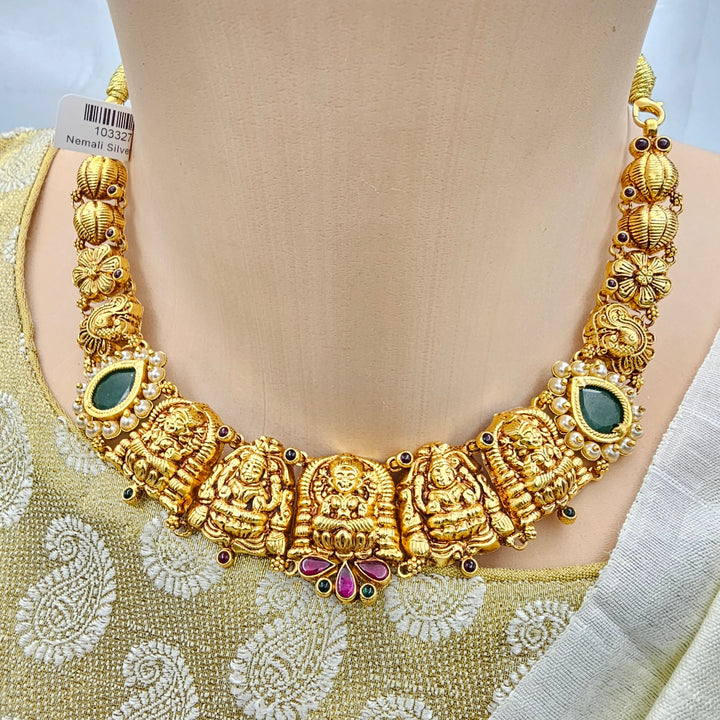 Short Emerald Necklace set