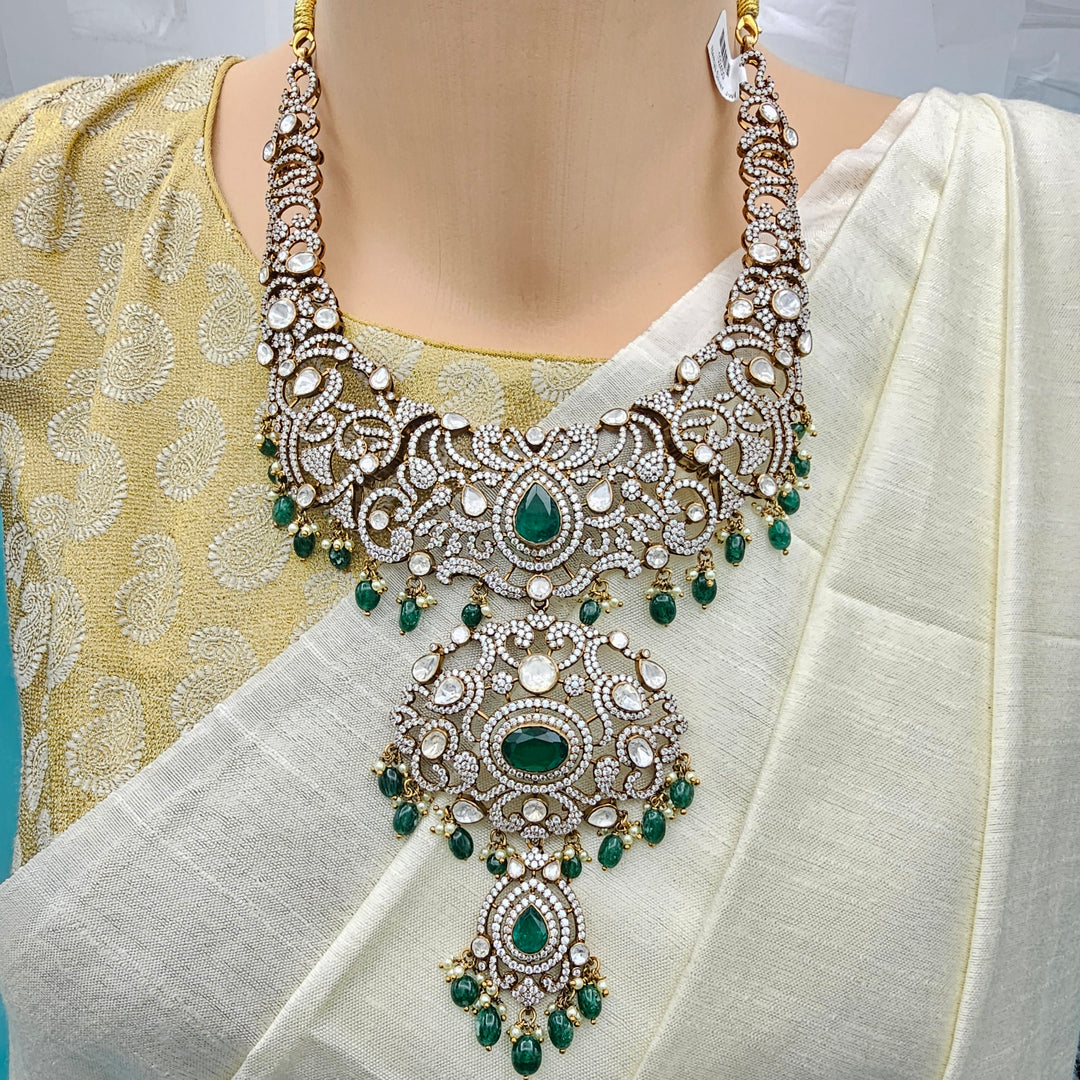 Victorian Double head necklace