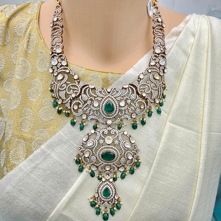 Victorian Double head necklace