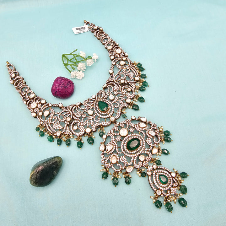 Victorian Double head necklace