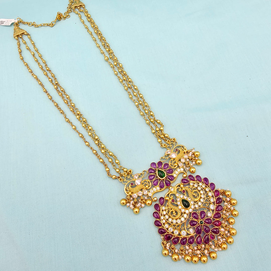 3 Layered Pink necklace