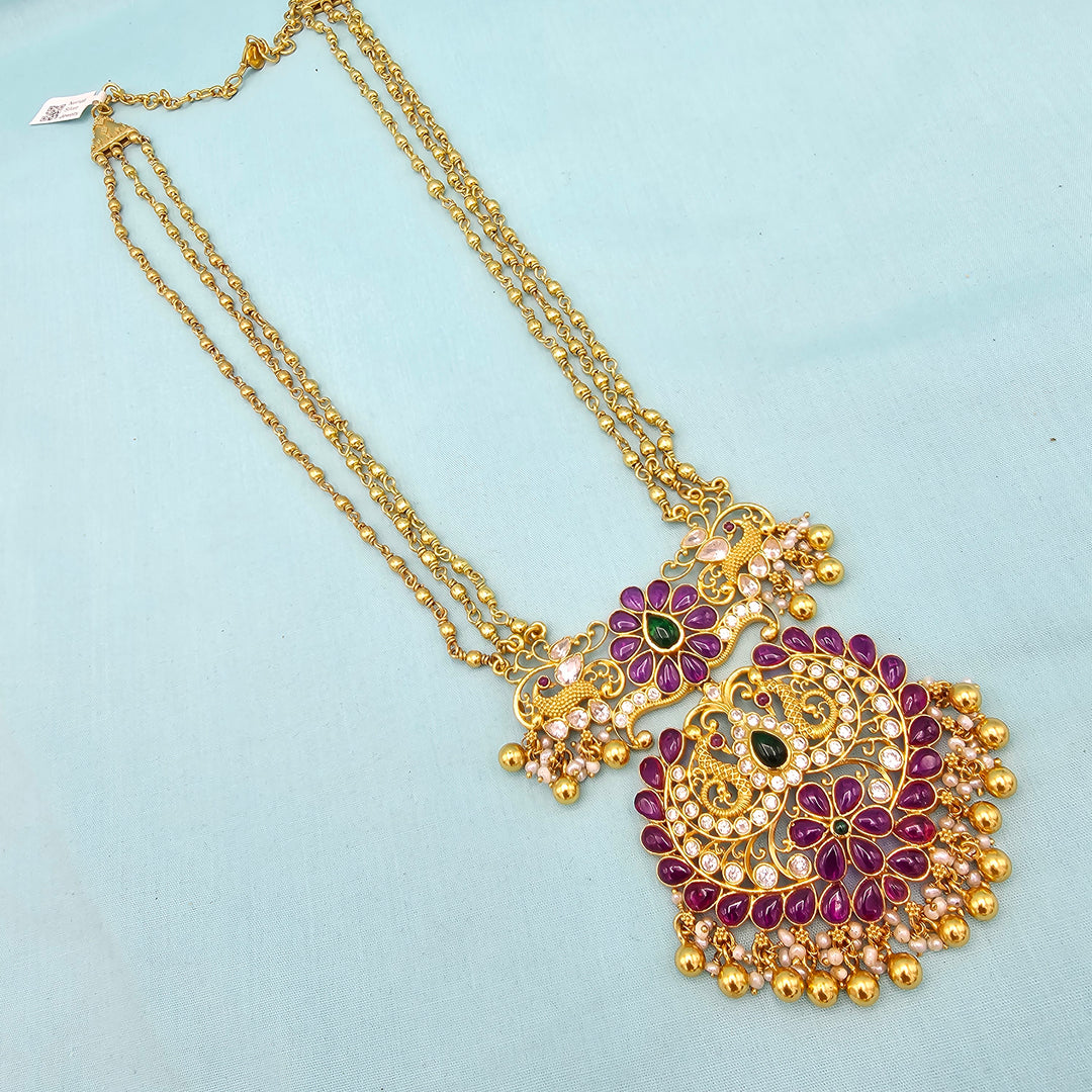 3 Layered Pink necklace