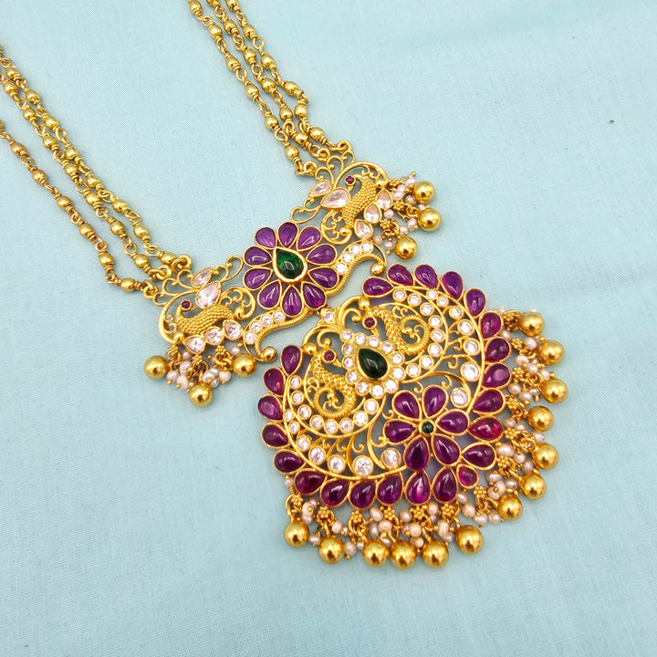 3 Layered Pink necklace