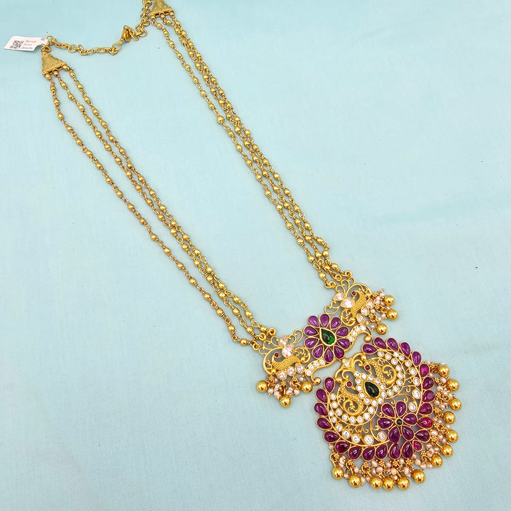 3 Layered Pink necklace