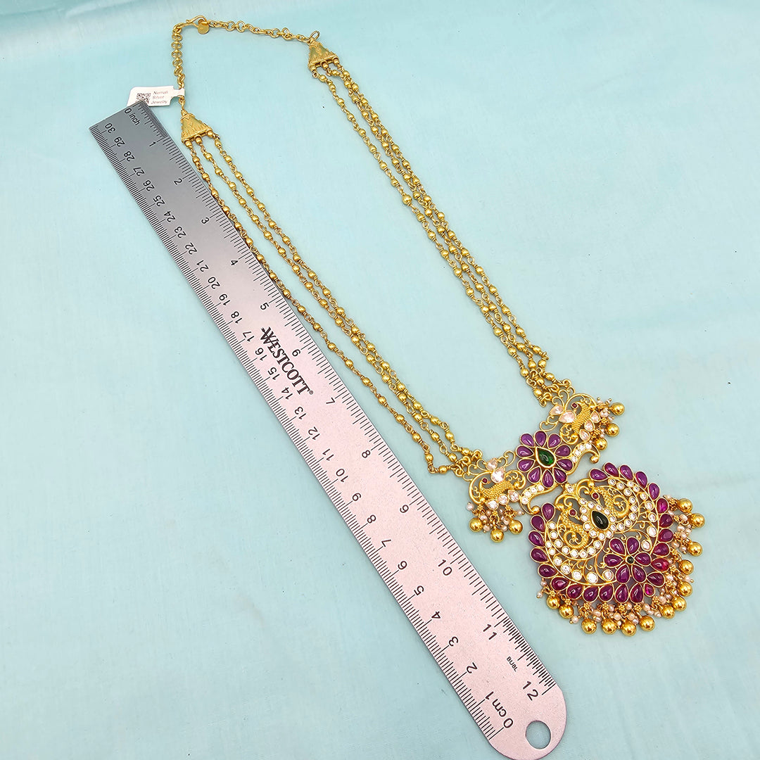 3 Layered Pink necklace
