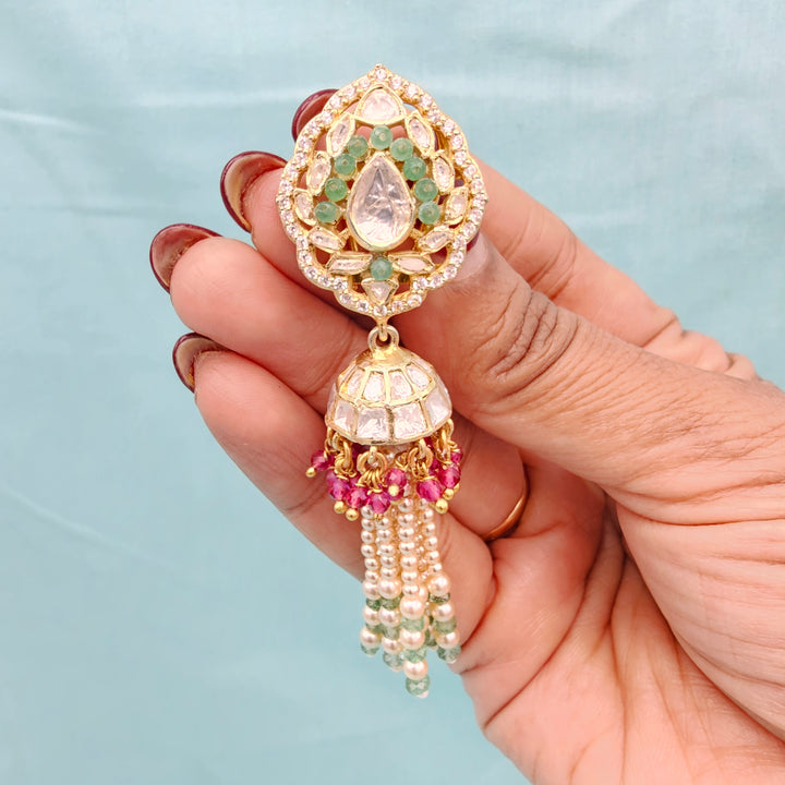 Moissanite tassel necklace