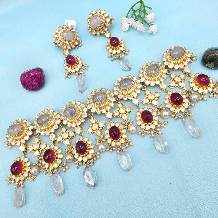 Polki Aventurine Choker