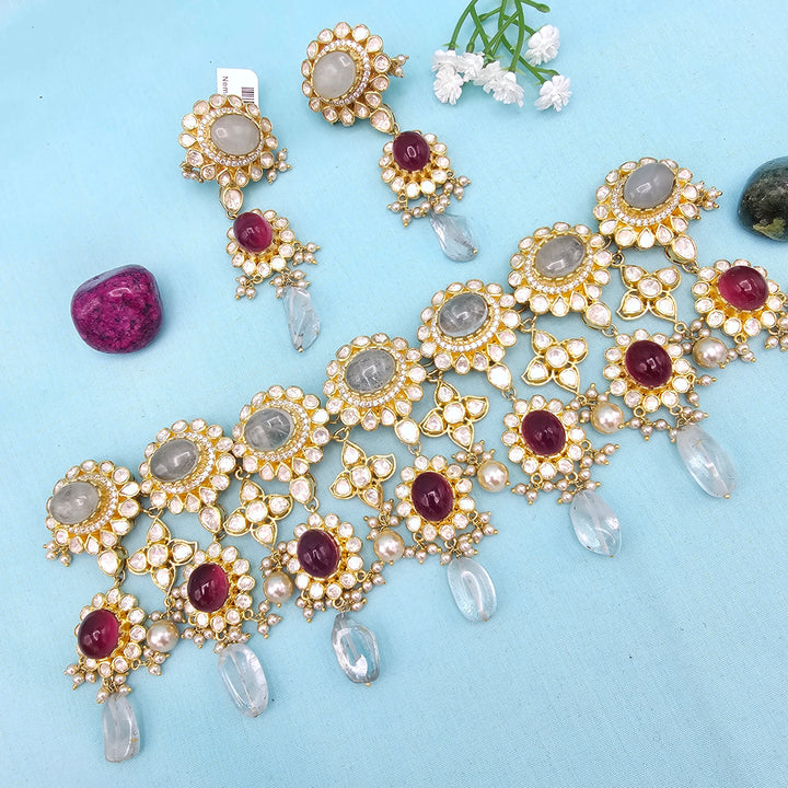Polki Aventurine Choker