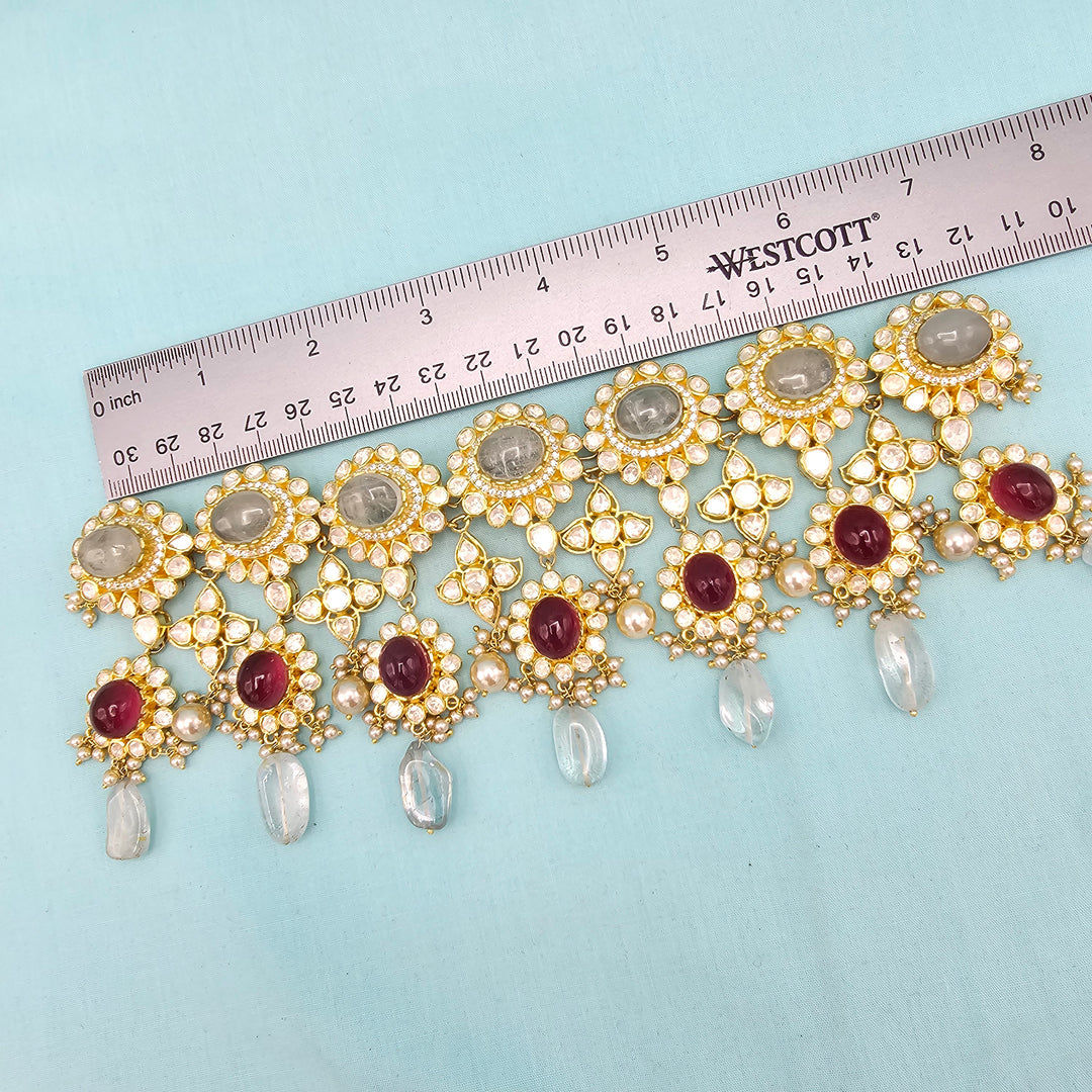 Polki Aventurine Choker