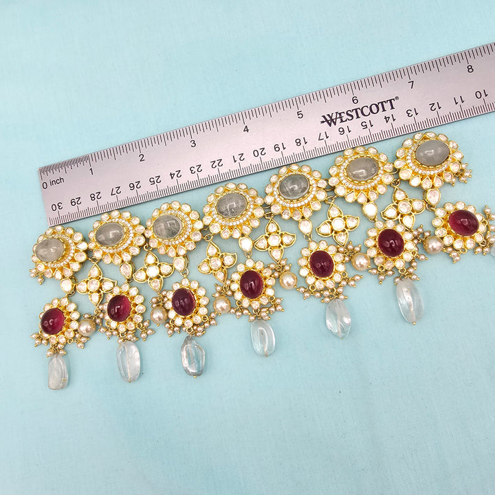 Polki Aventurine Choker