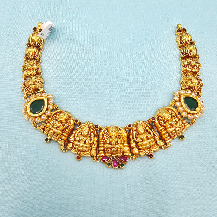 Short Emerald Necklace set