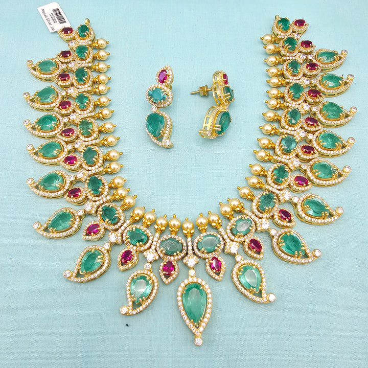 Russian Emerald Necklace set
