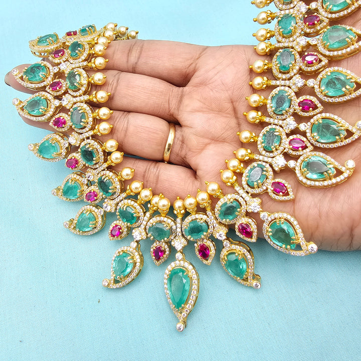 Russian Emerald Necklace set