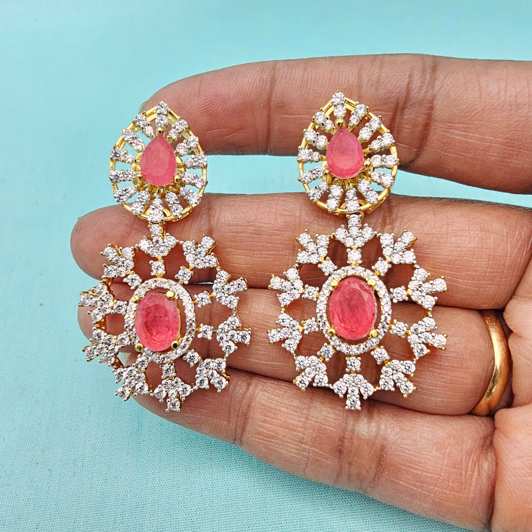 Diamond Pink Short Necklace
