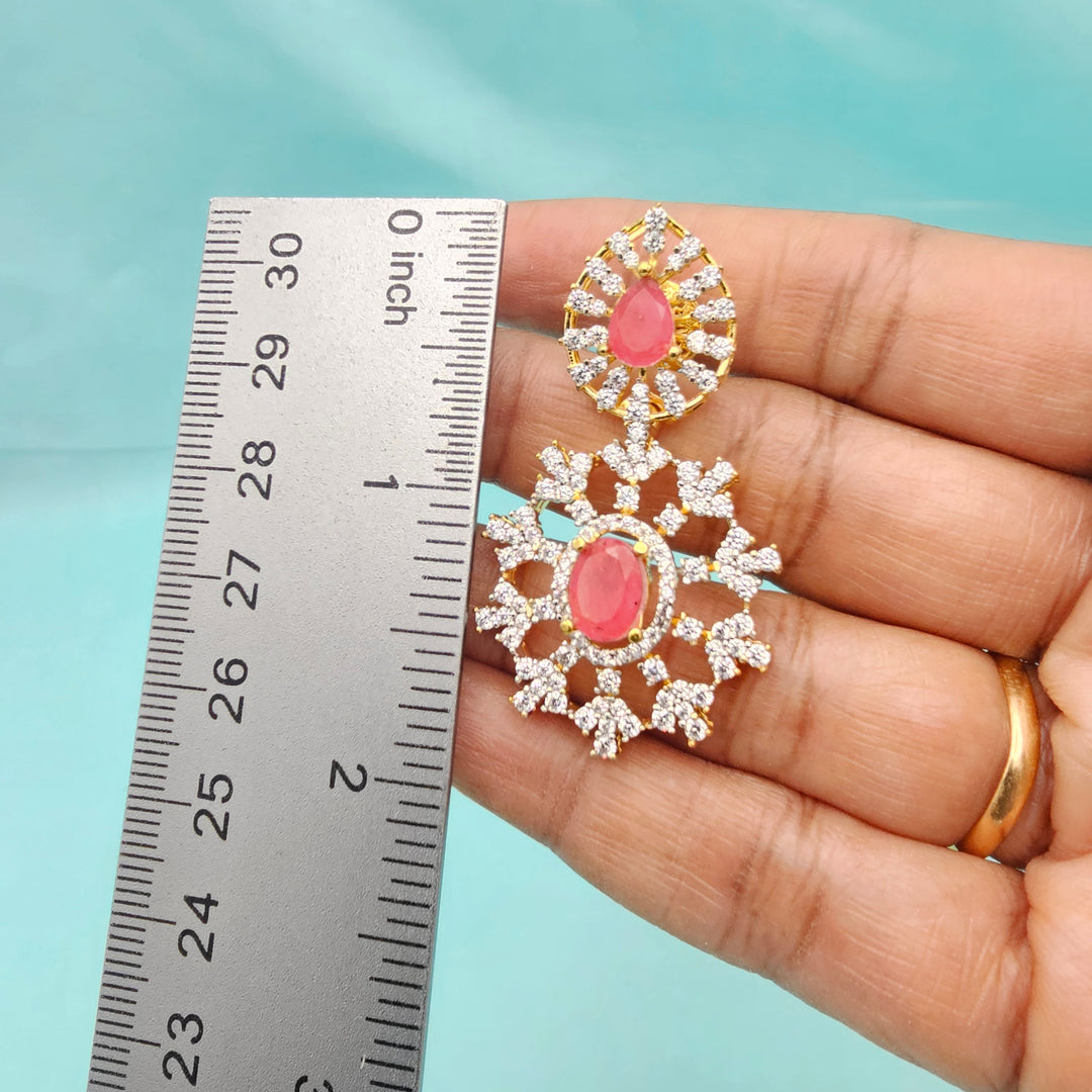 Diamond Pink Short Necklace