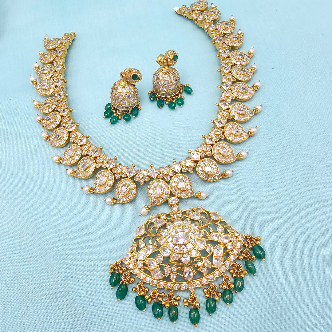 CZ Mango Mala Set