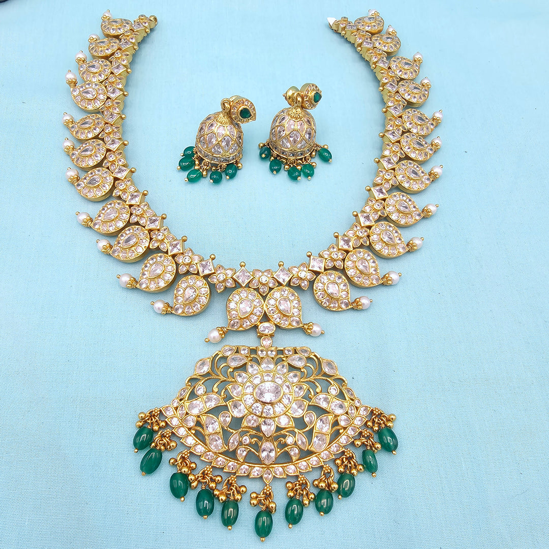 CZ Mango Mala Set