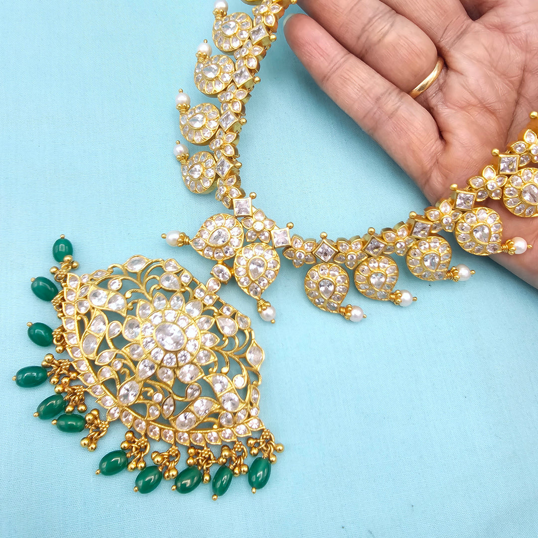 CZ Mango Mala Set