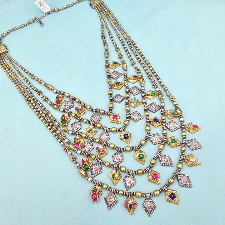 Silver Oxidized Necklace
