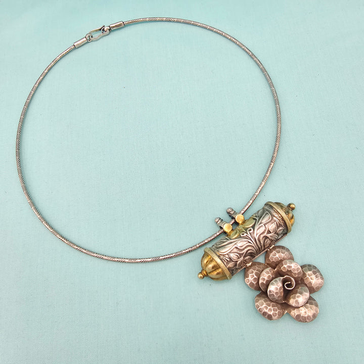 Silver Dual Tone Necklace