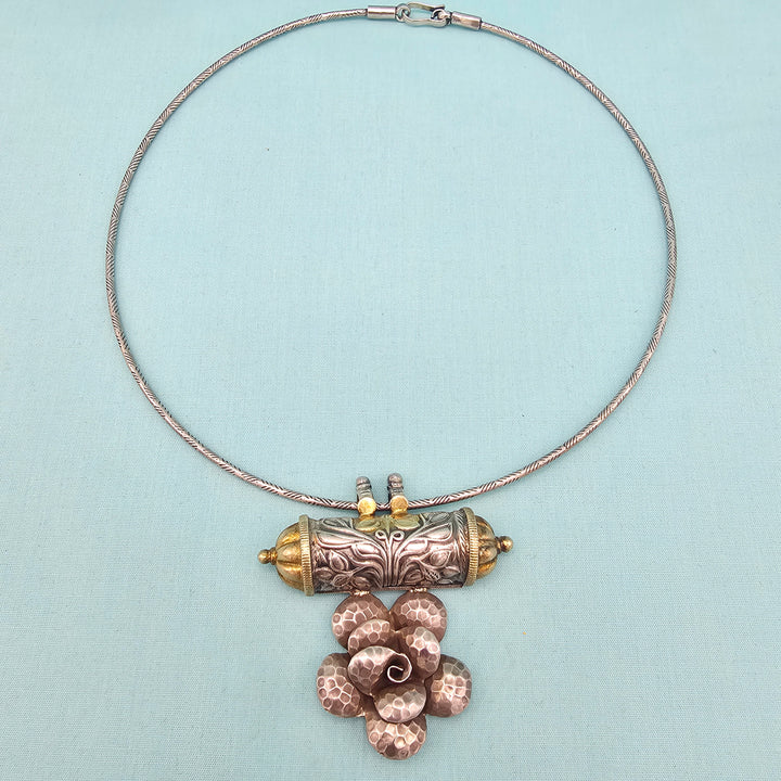 Silver Dual Tone Necklace