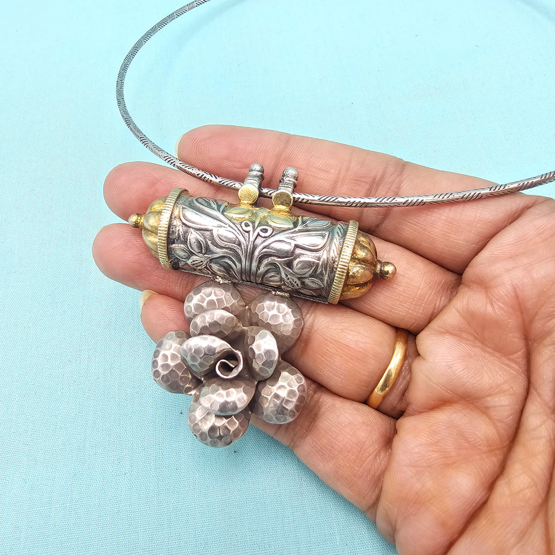 Silver Dual Tone Necklace
