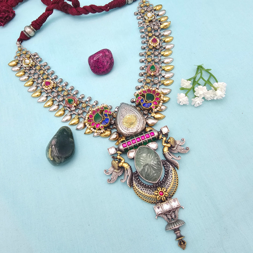 Silver Dual Tone Necklace