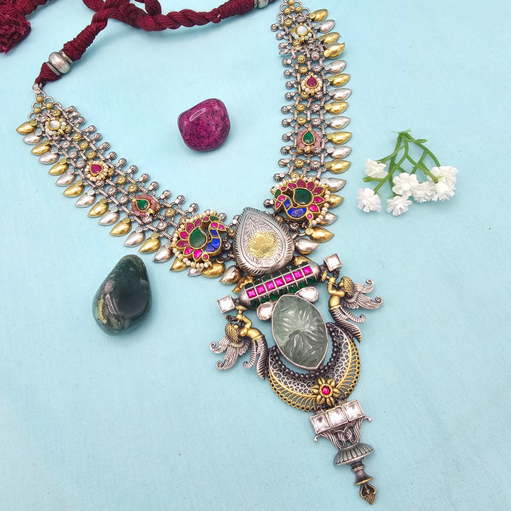 Silver Dual Tone Necklace