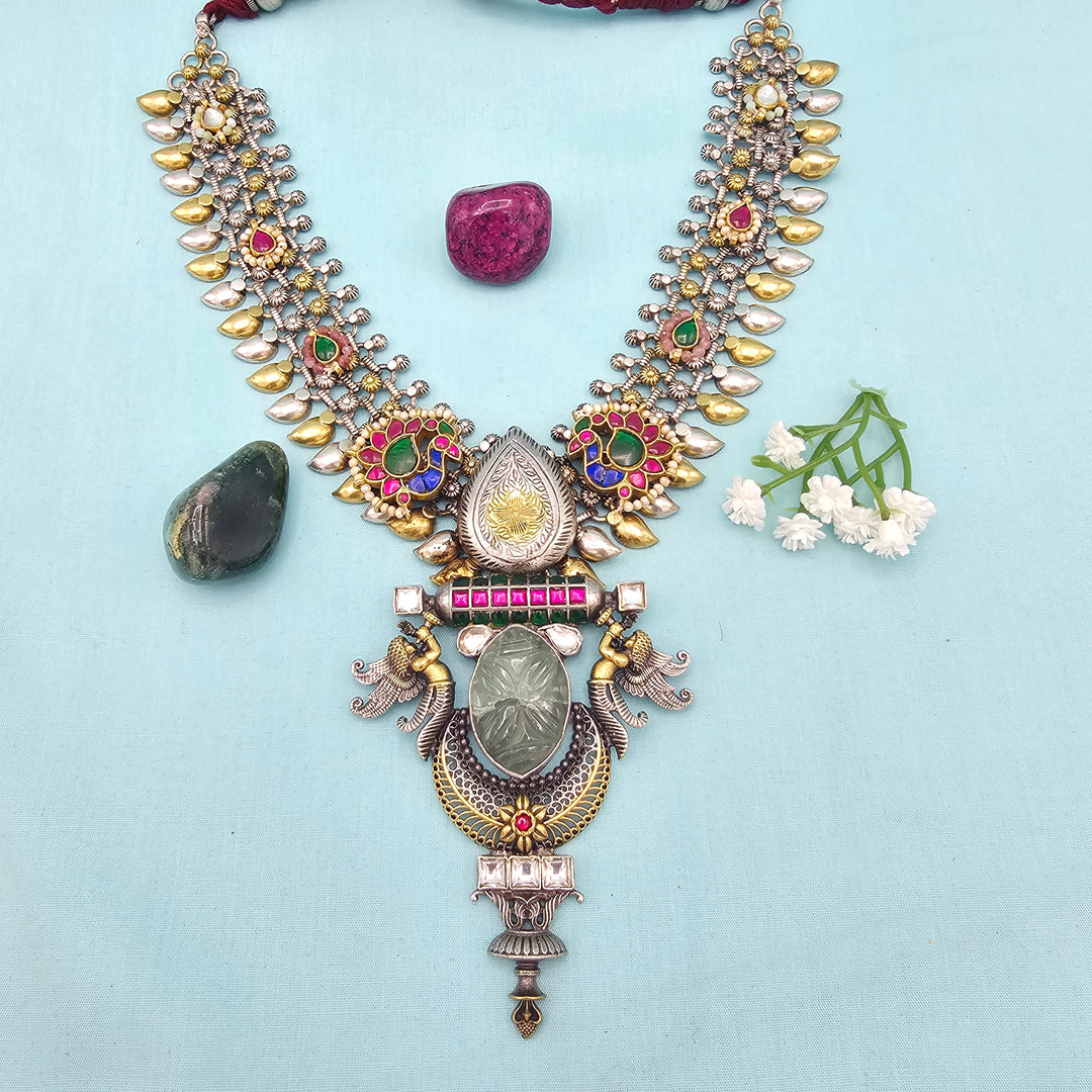 Silver Dual Tone Necklace