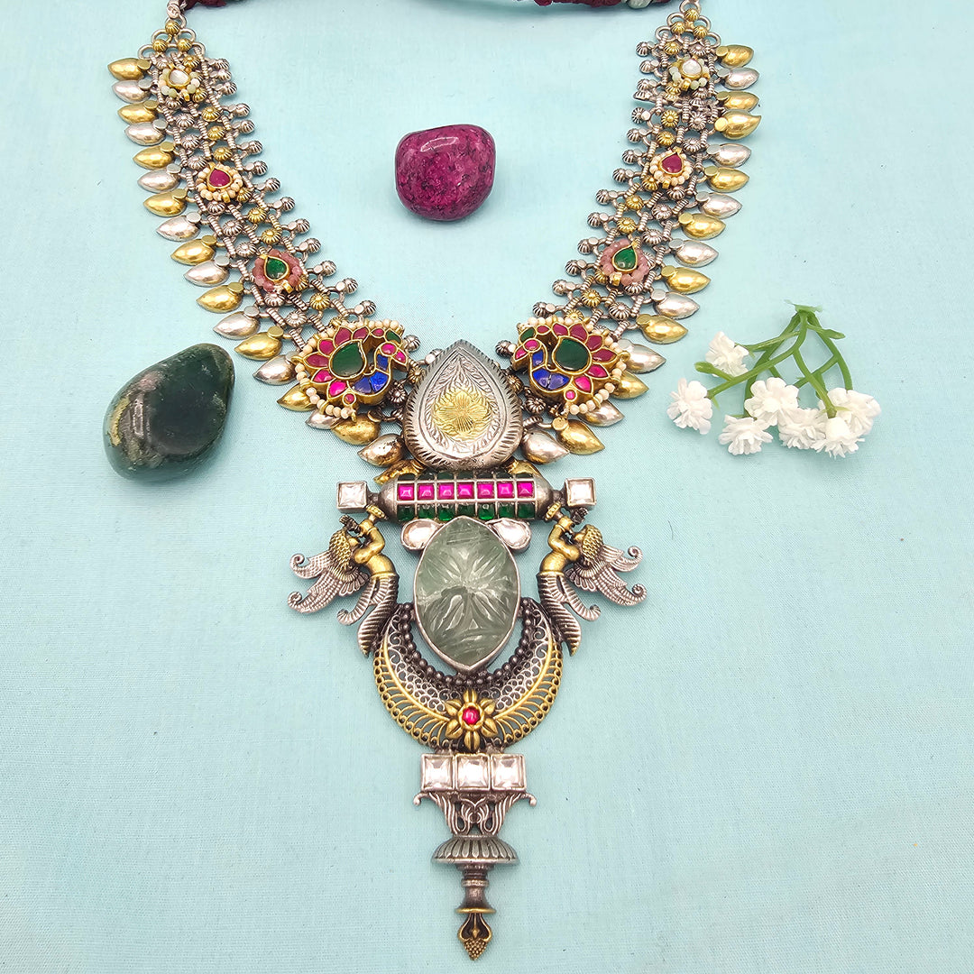 Silver Dual Tone Necklace