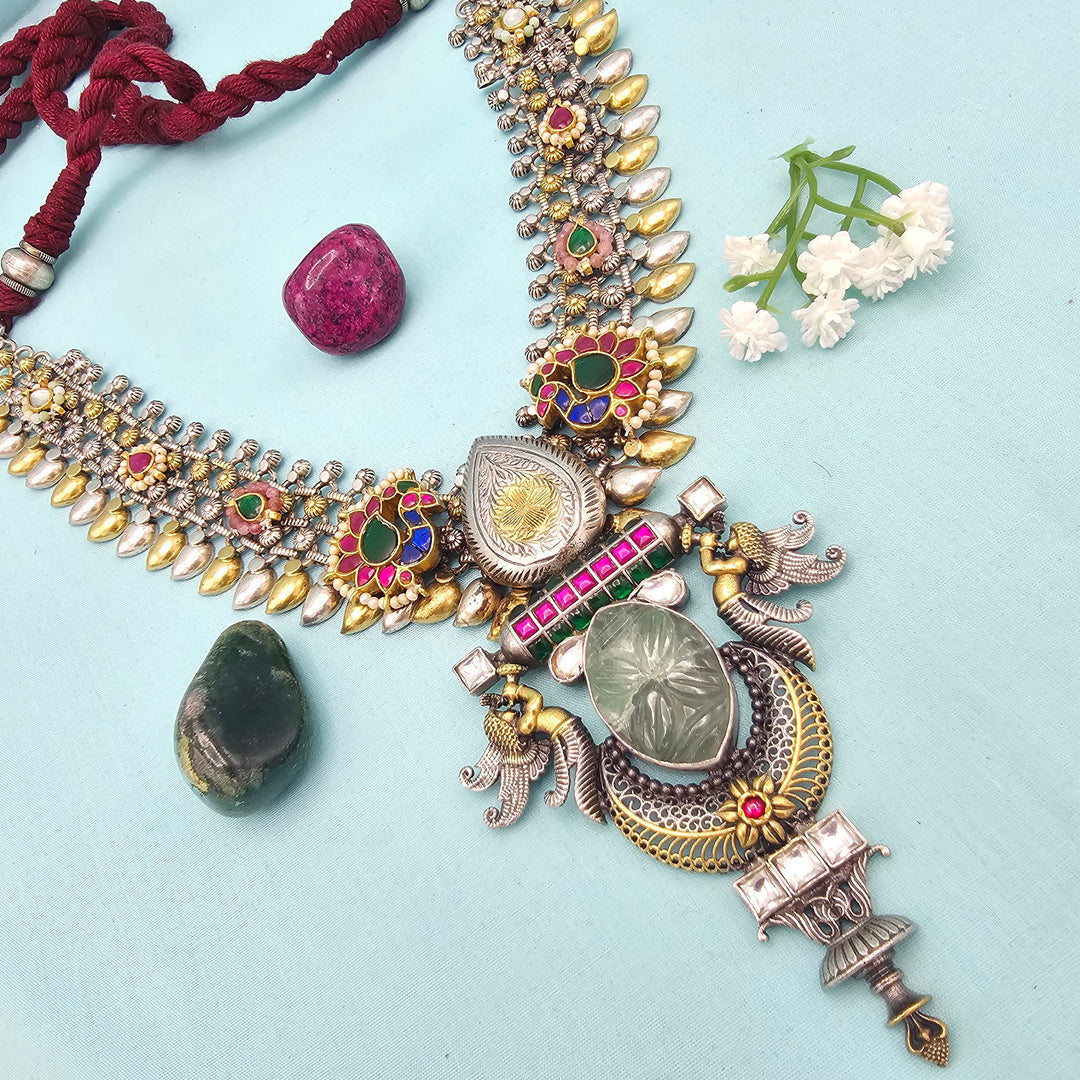 Silver Dual Tone Necklace