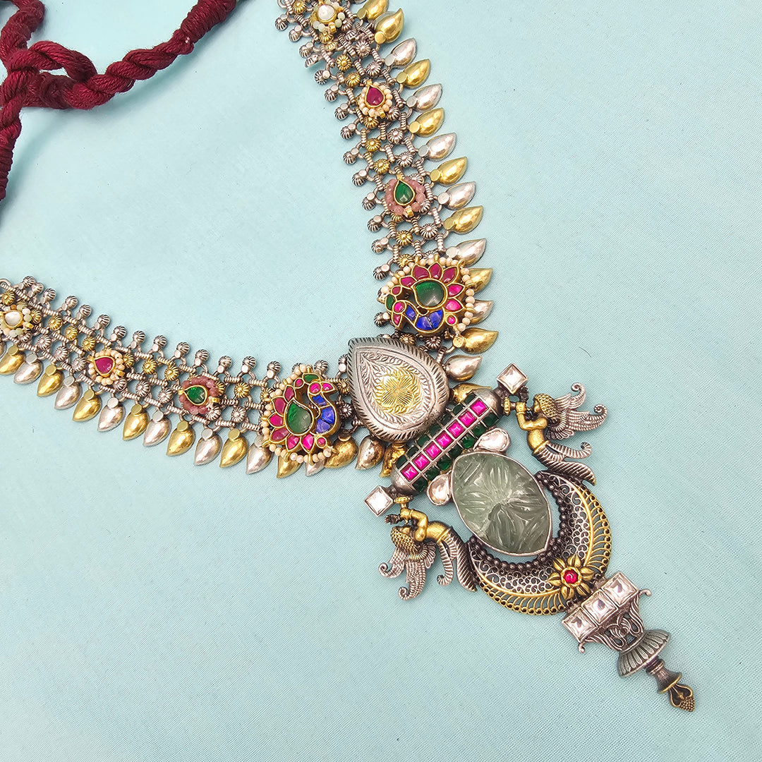 Silver Dual Tone Necklace