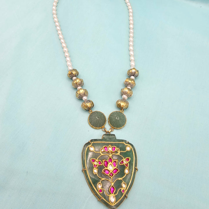 Aventurine inlay pendant