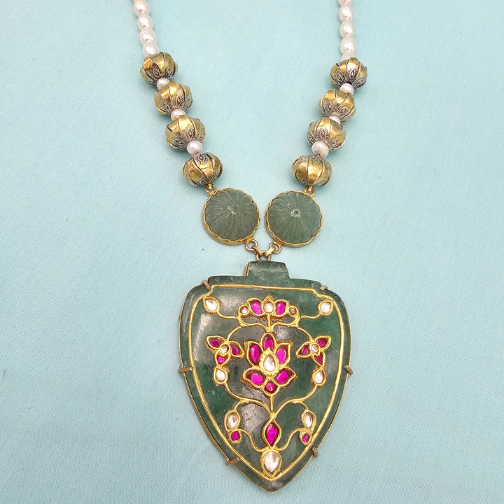 Aventurine inlay pendant
