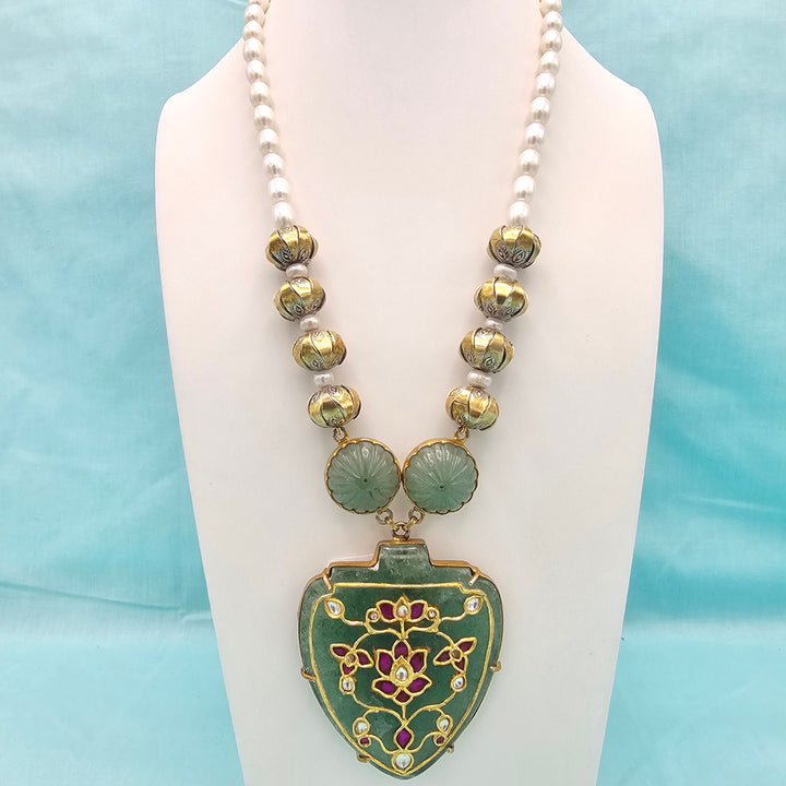 Aventurine inlay pendant