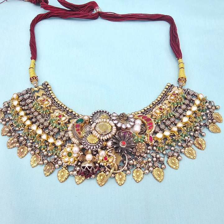 Silver Dual Tone Necklace