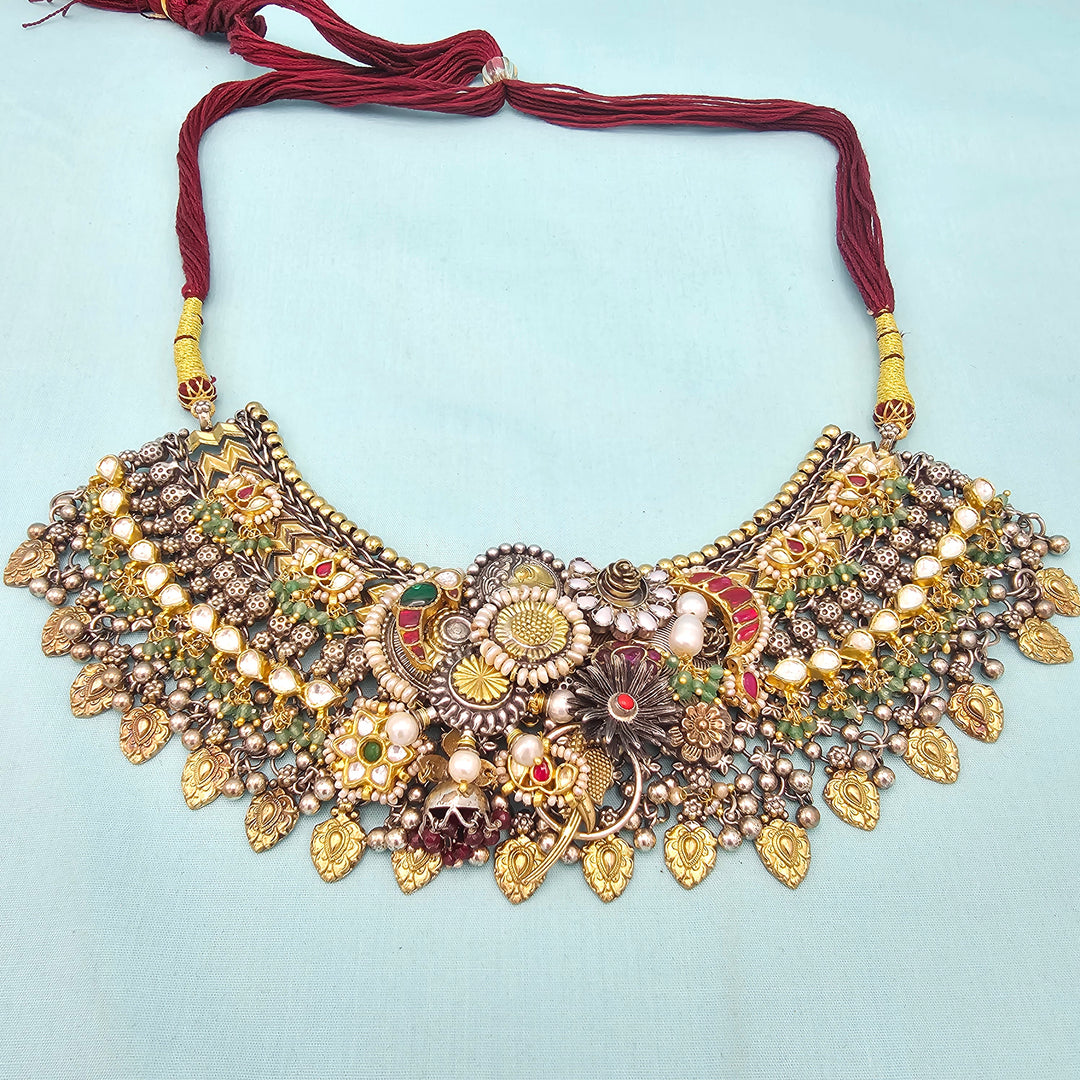 Silver Dual Tone Necklace